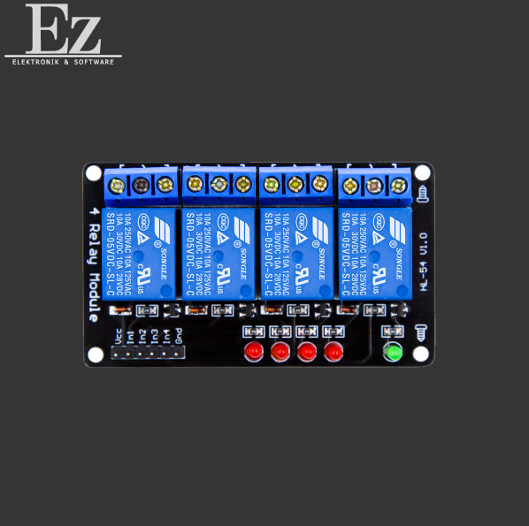 4-Kanal Relais Modul DC5V Low Level Trigger