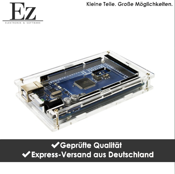 Teilen MEGA 2560 R3 Gehäuse Arduino Case DIY-Elektronik Acryl Transparent