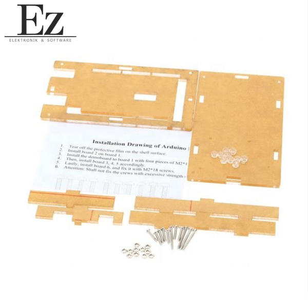 Teilen MEGA 2560 R3 Gehäuse Arduino Case DIY-Elektronik Acryl Transparent
