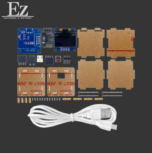 ESP8266 Mini Wetter Vorhersage Uhr Kit – WiFi Temperatur & Luftfeuchtigkeit DIY