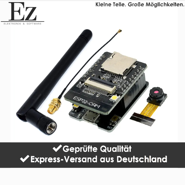 ESP32 CAM MB ESP32S WiFi Bluetooth Board CH340G OV2640 + Antenne