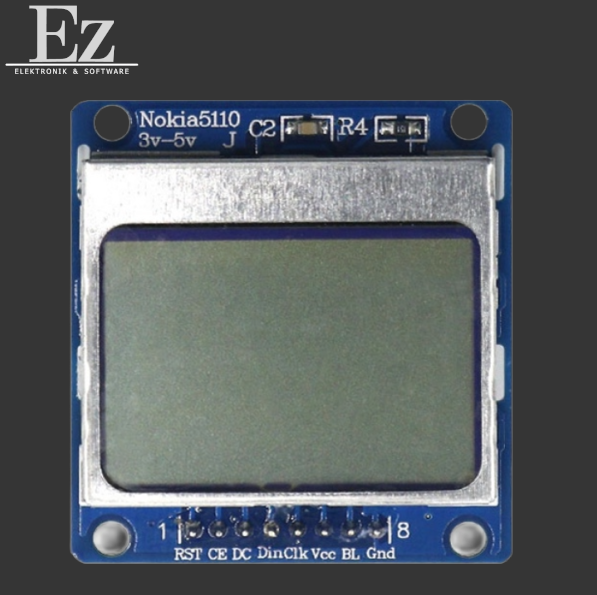 Nokia 5110 LCD Display Modul 84×48 Blaues Backlight